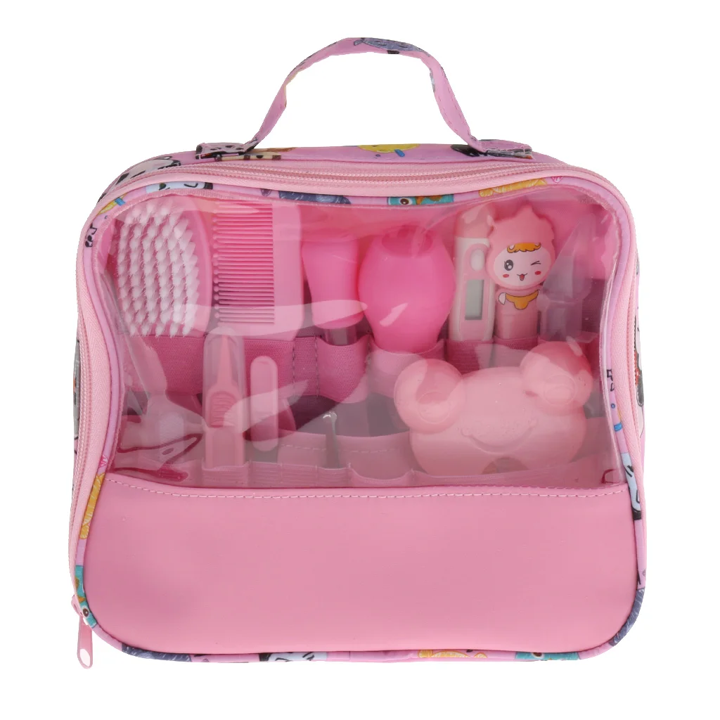 13x Multifunction Baby Nail Hair Care Thermometer Grooming Brush Kit Accessories