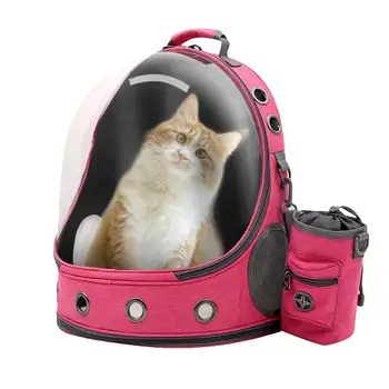 

Pet Bag Cat Backpack Pet Space Bag Travel Backpack Breathable Pet Bag Outdoor Pet Dog Harness Pet Travel Carrying Bag Cat