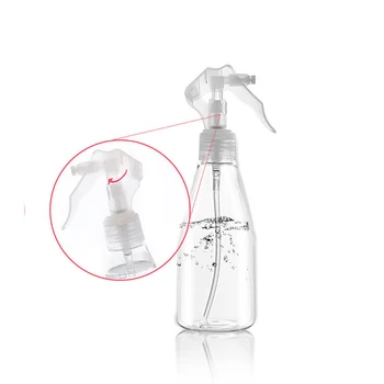 

10Pcs 200ml Clear Empty Spray Bottle Trigger Sprayer Refillable Container Plastic Perfume Atomizer Skin Care Tool