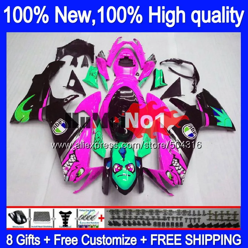 Injection For SUZUKI K11 GSXR 750 600 2011 2012 2013 2014 2015 2016 Shark pink 18MC.111 GSXR600 GSXR750 11 12 13 14 15 Fairing | Автомобили
