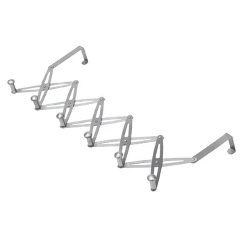 

6-Hook Flexible Back Door Hanger Rack Bathroom Kitchen Organizer Hanger Hooks Home Storage Rack and Holder Clothes Organizer