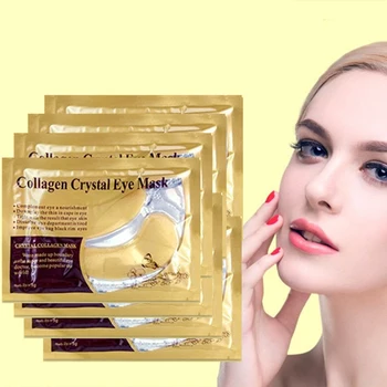 

Gold Crystal Collagen Eye Mask Eye Patch Anti-Aging Wrinkle Face Mask for the Eye Dark Circle Remover Gel Eye Patches Skin Care