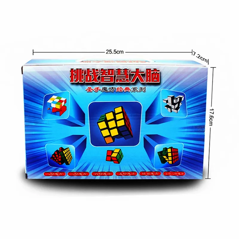 ShengShou 2x2 с глянцевым покрытием 3x3 3x3x3 4x4 5x5 Набор подарочных коробок магический куб быстрая ультра-гладкая скорость Твист Головоломка Куб детские игрушки подарок