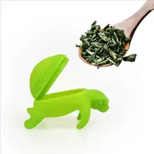 Малый силиконовый черепаха чай пивоваренный инструмент милый чайник кухонный чай черепаха заварка с отверстием хороший чай пивоварения поставки ZA