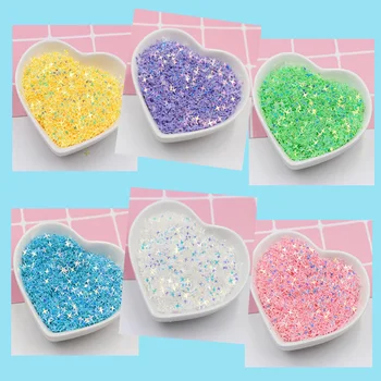 

50g/lot Shinny Star Sequins DIY Nail Flakies Colorful Paillette DIY Glitter Sequin Confetti for Phone Nail Art Decorations
