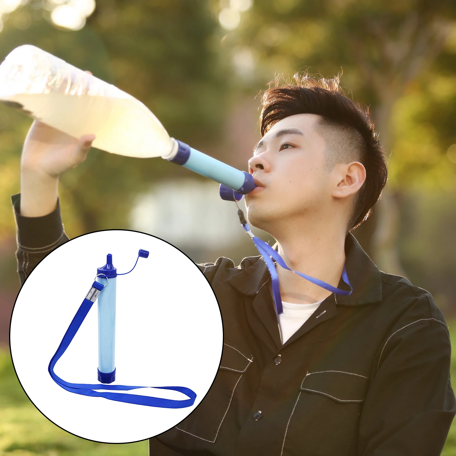 Purifier Straw Water Filter Personal Survival Kit Emergency Gear Top Quality Purifier Straw Water Filter Personal Survival Kit Emergency Gear Top Quality