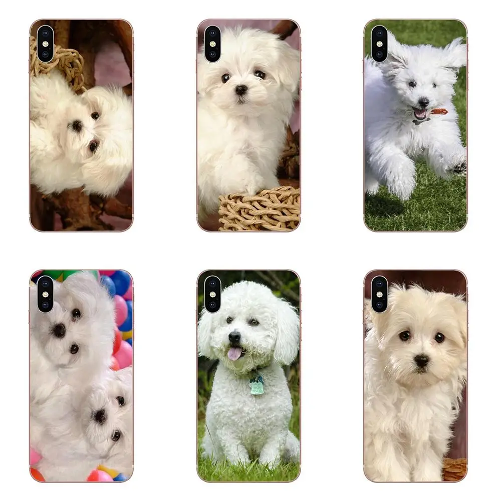 Мягкий прозрачный чехол для Huawei Mate 9 10 20 P P8 P9 P10 P20 P30 P40 Lite Pro Smart 2017 I Love My Bichon Frise Щенки