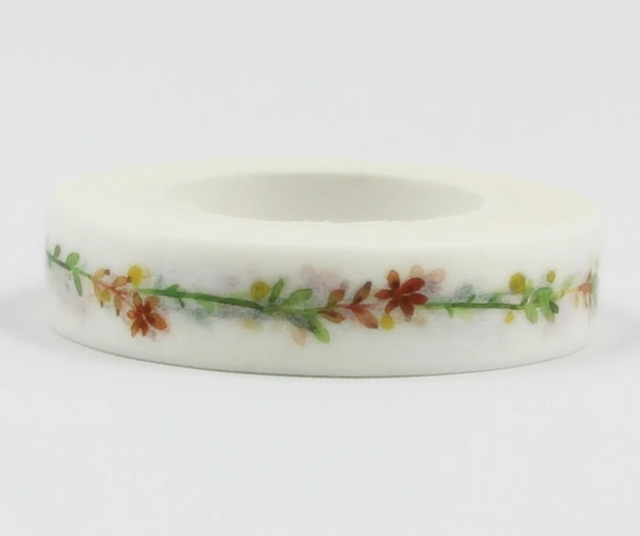 

10mm*10m red flower diy decorative washi masking tape(1lot=10pieces)