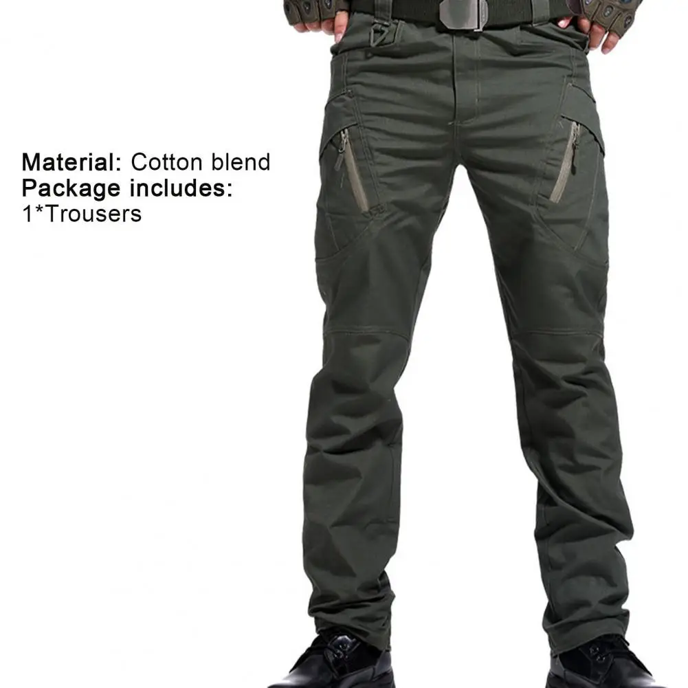 Military Cargo Pants Cargo Pants Men's Pants Multi Pocket Elastic Military Trousers Male Casual Autumn Spring Cargo Pants For Men Slim for Outdoor