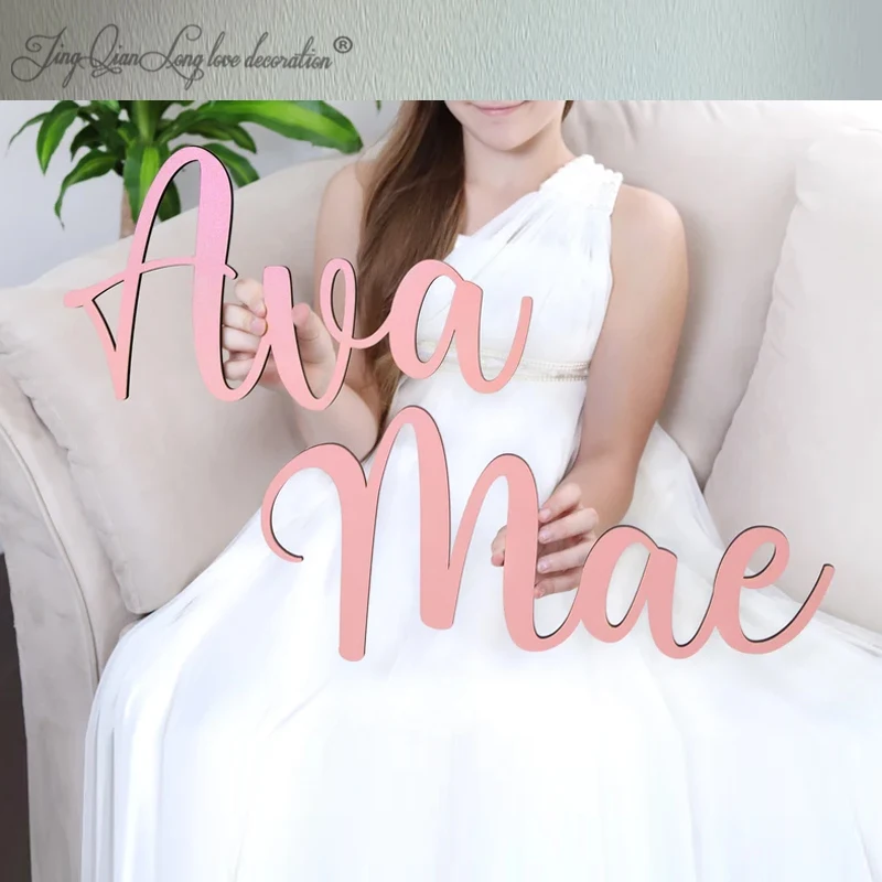 

Изготовленная на заказ деревянная табличка для декора детской, детский душ, курсивная табличка с птицей, подарок для ребенка