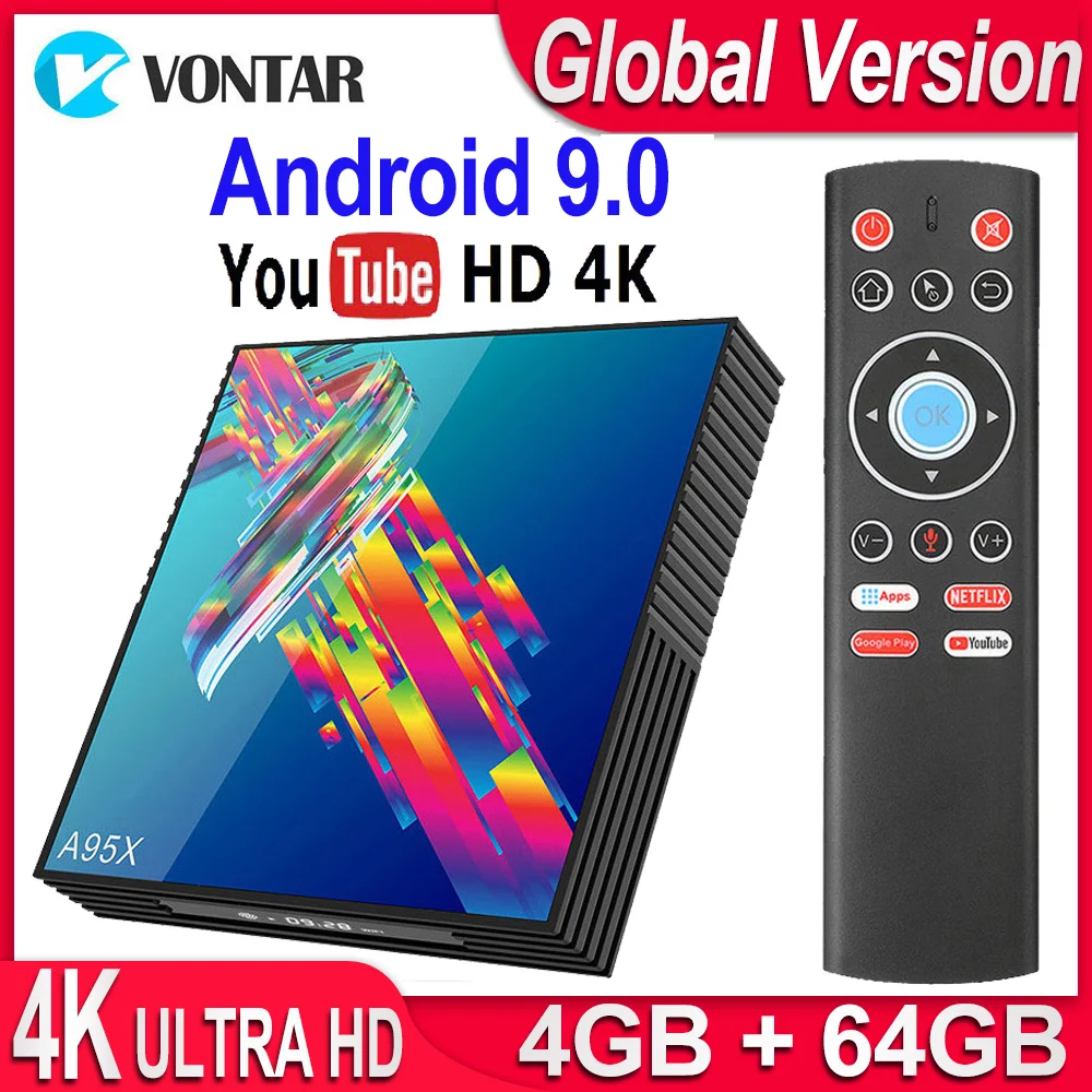 Приставка смарт тв A95X R3 Android 9 0 4 гб озу usb 0|ТВ-приставки и медиаплееры| |