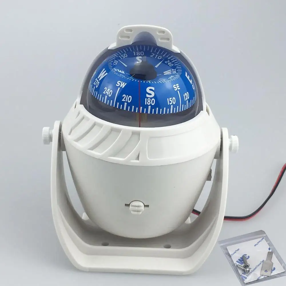 JayCreer 12V Boat Marine Compass For Evening Night Many Different Applications
