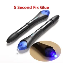 Stylo à colle à lumière Uv pour soudage plastique liquide Super puissant, fixation rapide en 5 secondes, stylo à colle dans le calfeutrage, outil de réparation de ligne de téléphone portable avec colle