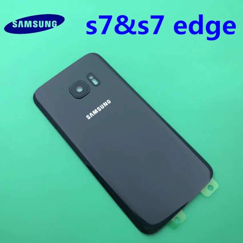 20 шт. samsung Корпус задняя крышка Чехлы для samsung Galaxy S7 G930 G930F S7 edge G935 G935F Телефон задняя батарея Дверь