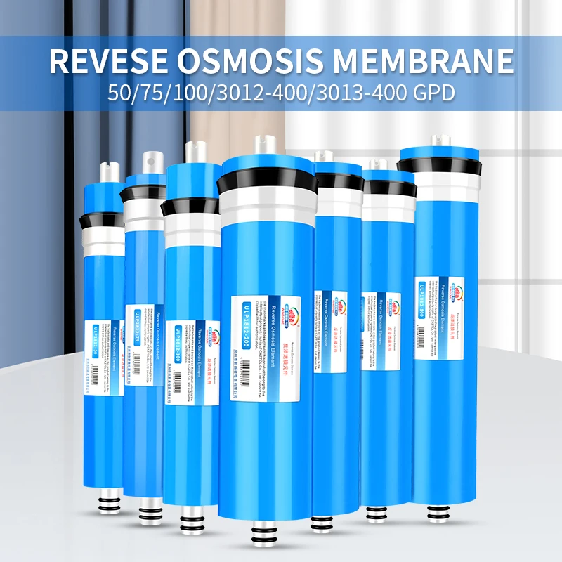 RO Membrane 50/75/100/125/400GPD Home Kitchen Reverse Osmosis RO Membrane Replacement Water System Filter Water Purifier Drink wireless water dispenser mini barreled water electric pump usb charge portable automatic water bottle pump home drink dispenser