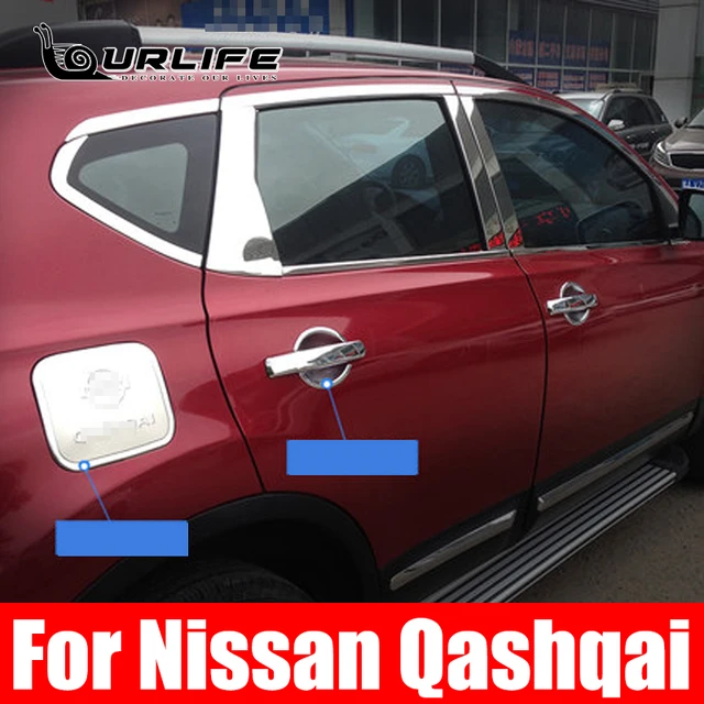 FOR NISSAN QASHQAI J10 2008-2013 WINDOW CHROME PILLAR POST COVER TRIM  MOLDING GARNISH ACCENT STYLING ACCESSORIES - AliExpress