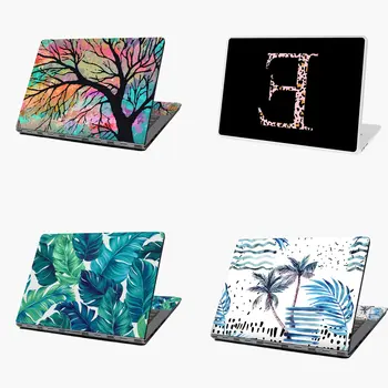 

Leopard Pattern Letter E Laptop Skin 15.6 Dell Laptop Stickers 13"14"15"Notebook Sticker Cover for hp acer asus lenovo