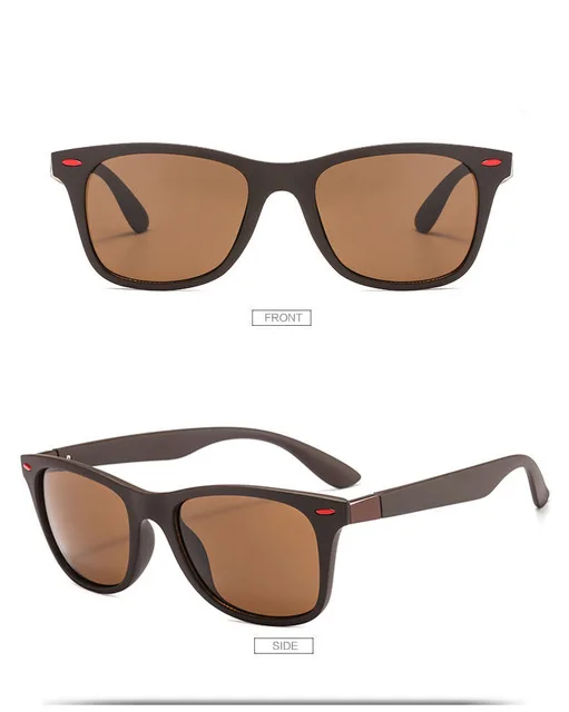 Oulylan ретро солнцезащитные очки поляризационные мужские классические солнцезащитные очки для вождения женские брендовые дизайнерские очки UV400 - Цвет линз: C4