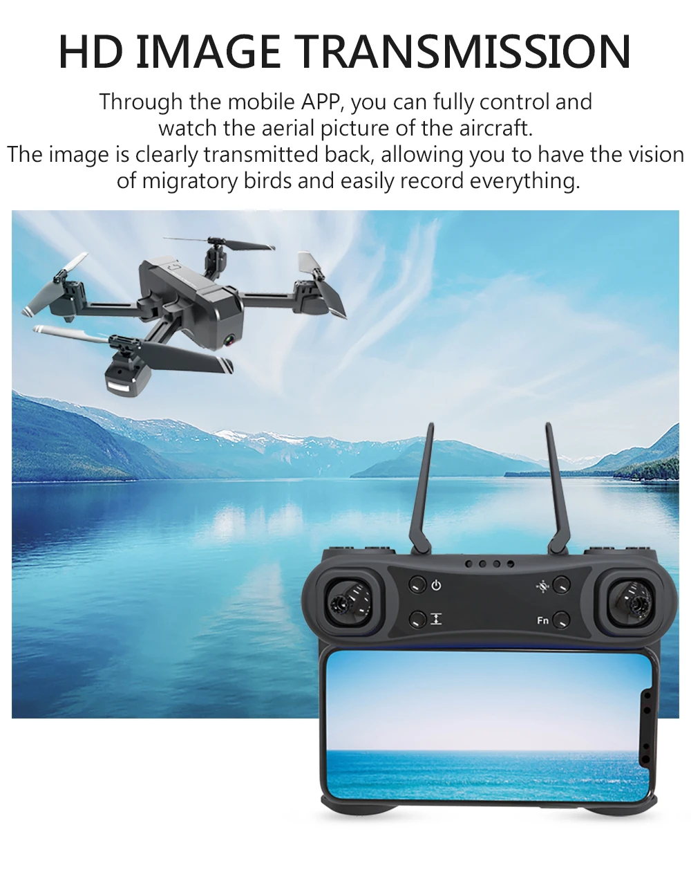 HOSHI HS107 складной Квадрокоптер WiFi fpv 4K камера/720 P оптический поток двойная камера высота-удержание RC Квадрокоптер Рождественский подарок