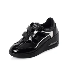 Женская Тонизирующая обувь; Цвет Черный; уличная мягкая женская обувь для танцев; спортивная обувь на танкетке; кроссовки на плоской платформе