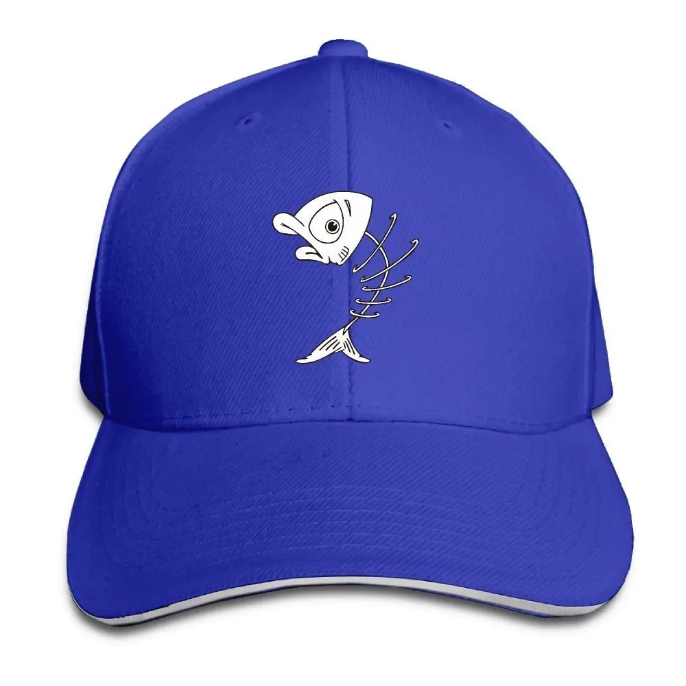 Унисекс без черных рыбных костей модная бейсболка с козырьком Кепка для путешествий/спорта