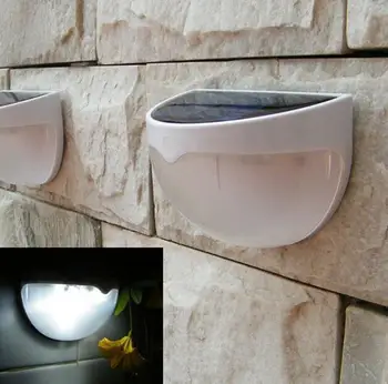

Kuulee Urparcel 1Pcs Wireless Waterproof 6 LED Solar Power Light Durable Sensor Wall Light Outdoor Garden Fence Lamp