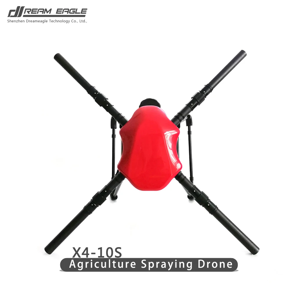 X4-10S agricultural drones Plant protection UAV spraying drone 10L frame kit