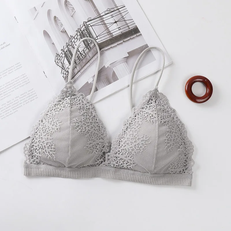 Women Lace Bra Push Up Bra Sexy Lingerie Floral Lace Brassiere Seamless Underwear Wireless Bralette Ultra-thin Bras For Women wireless bra