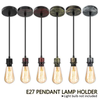 

Retro Pendant Light E27 Lamp holder for 110V 220V led/Incandescent Edison bulb Vintage Retro decor hanging Lamp