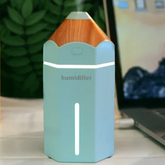 

USB Pencil Ultrasonic Humidifier Air Purifier Mini Aromatherapy Air Humidifier LED Light Aroma Diffuser Mist Maker
