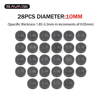

28pcs Valve Shim 10mm Complete Refill Kit For KTM 950 990 1290 SUPER DUKE R/GT ADVENTURE/S/R ENDURO SUPERMOTO SMT 1190 RC8/R