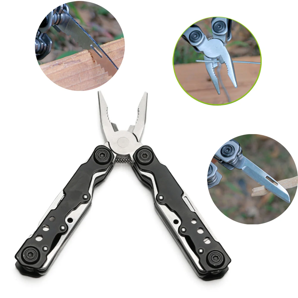 

Tactical Multi Tool Folding Knife Plier Outdoor Survival Knife Tools Plier Camping Fishing Multitools EDC Kit