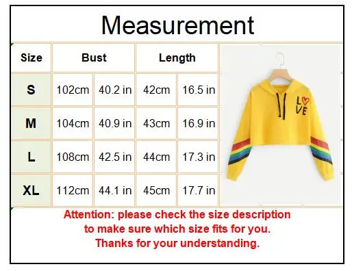  Women Hoodies Cool Sweatshirt High-street Hip Hop patchwork Long Sleeve Pullover Rainbow Hoodie Let