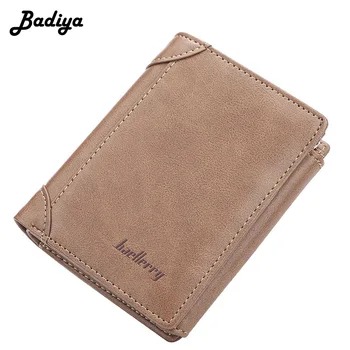 

Slim Men's Short Wallet Trifold Money Bag Hasp Zipper Coin Purse for Travel Multi Slots Credit Card Holder Retro Male Clutch Bag
