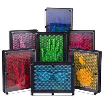 

Fun Game Toys 3D Pinart Clone Pin Toy Shape Variety Colorful Needle Random Color