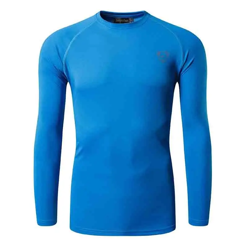 

Jeansian Men's UPF 50+ UV Sun Protection Outdoor Long Sleeve Tee Shirt Tshirt T-Shirt Beach Summer LA245 OceanBlue