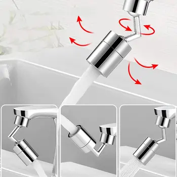 

360 Degree Universal Filtration Gargle Water Tap Kitchen Sink Faucet Large Angle Rotation Aerator Enclosure Fast Shipping New