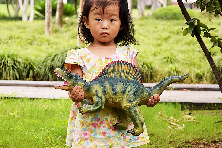 Jurassic мягкая модель динозавра Silcone пластмассовый игрушечный динозавр Т-Рекс спинозавр