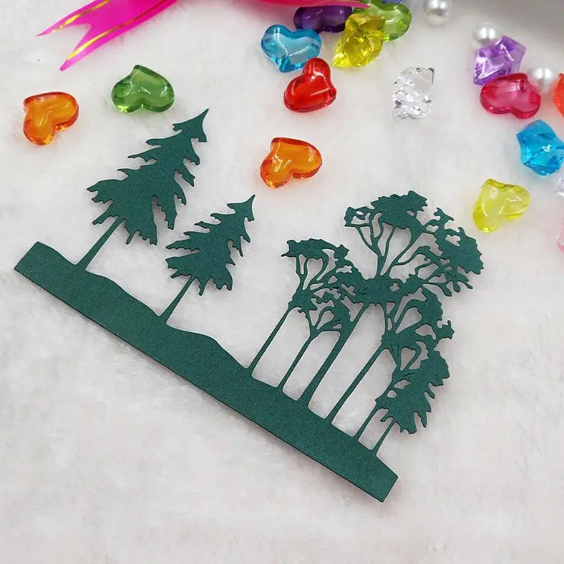 Лес металлический Трафаретный вырубной штамп трафарет для скрапбукинга