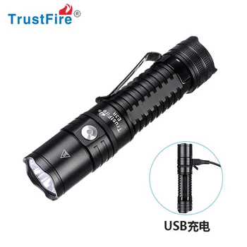 

Trustfire E3R EDC Flashlight 1000lm 18650 USB Rechargeable Torch Waterproof Flashlight with Power Display for Outdoor Activities