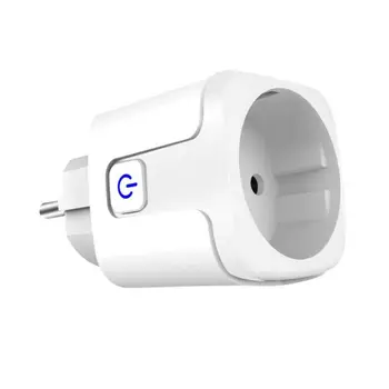 

16A Remote Control Home Smart WiFi Power Socket Wireless Timer Switch Universal Adapter EU Plug Smart Socket Voice Control