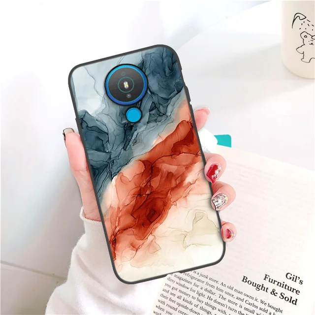 Soft Marble Phone Case For Nokia 1.4 8.3 5G Cases For Nokia 7.3 7.1 Plus 5.4 2.4 3.4 3.2 9 1.3 5.1 2.1 Silicone Protective Cover MA07