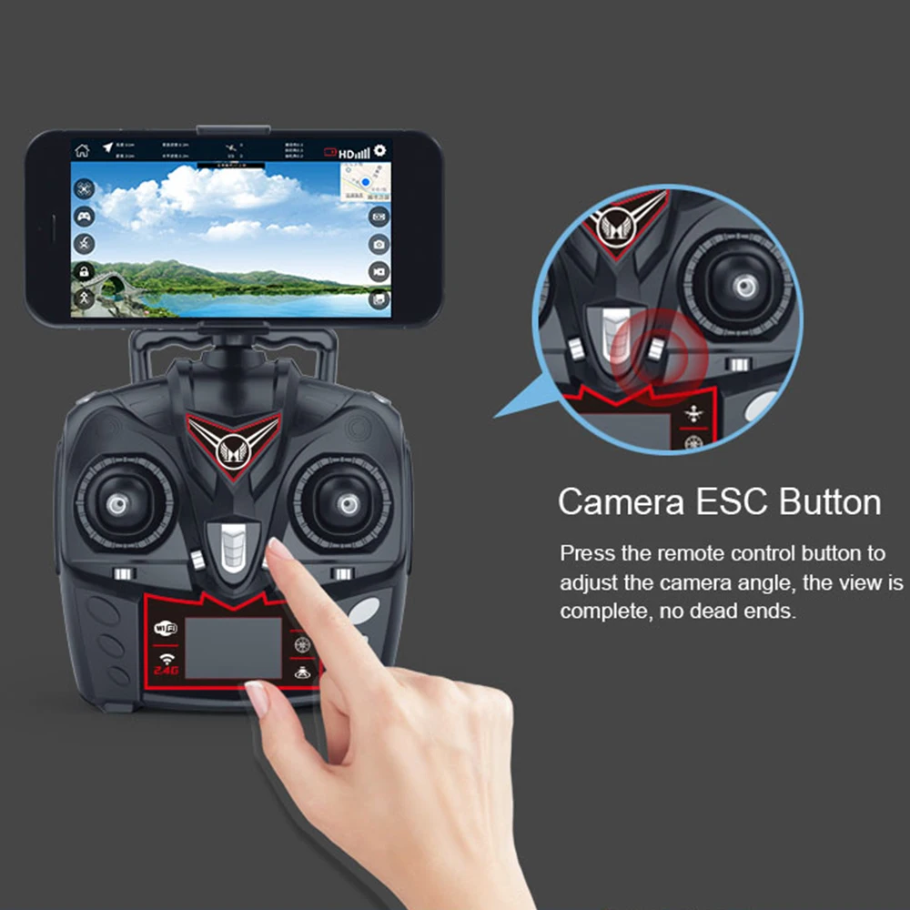 Дрон GPS позиционирование автоматический возврат 1080P HD камера wifi FPV широкоугольный самолет без сигнала ESC Вертолет камеры