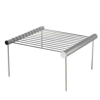 

Stainless Steel Camping Picnic Charcoal BBQ Grill Portable Detachable Grill HFing