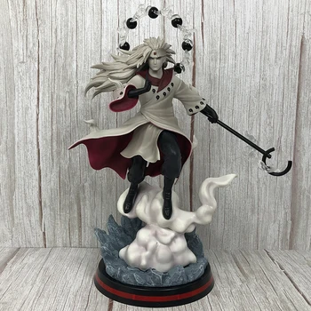 

Naruto Statue Uchiha Madara Six Ways Immortals BAN Premium Edition GK Action Figure Collectible Model Toys BOX 36CM Q652
