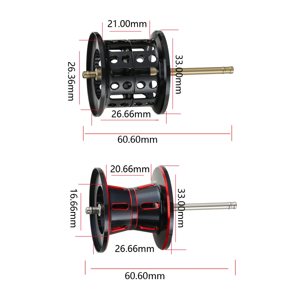 155g Ultra Light BFS Baitcasting Fishing Reel With Spare Spool For UL  Fishing 6.5:1 Fishing Casting Reel Drag 8kg