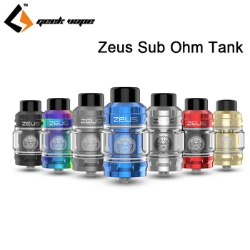 

Original Geekvape Zeus Sub Ohm Tank 5ml /3.5ml with Mesh Z1 coil 0.2/0.4ohm 810 Drip Tip for Aegis Legend Kit VS ZEUS X