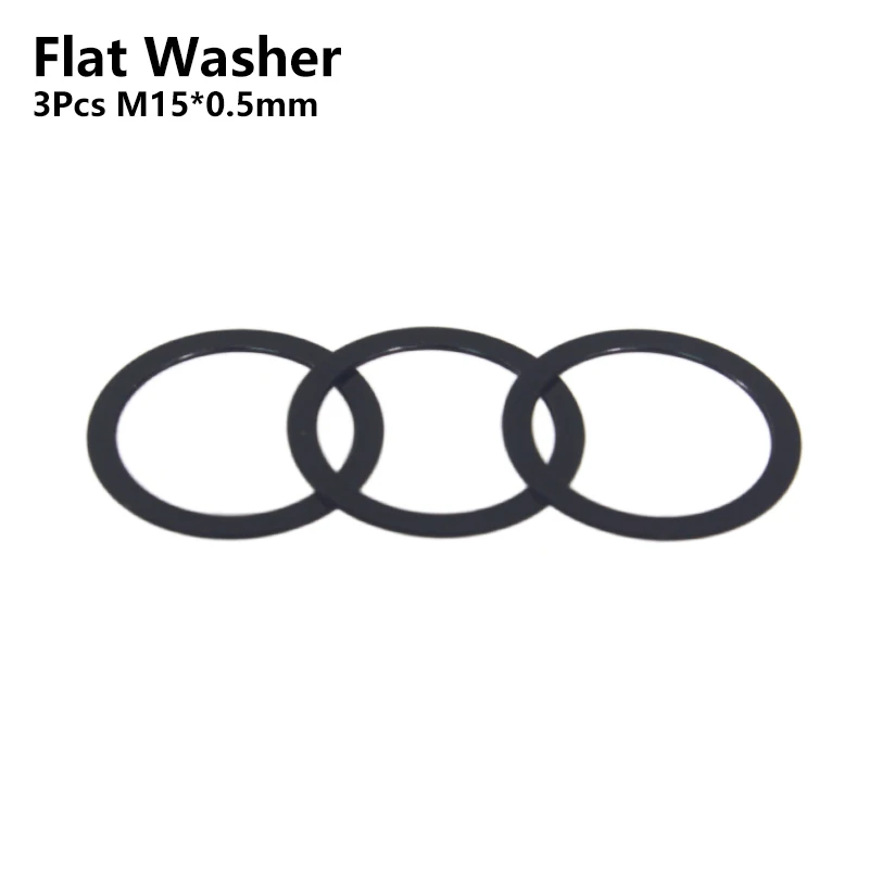 Bicycle Thru Axle Precision Washers - M12 Flat & Conical Collection