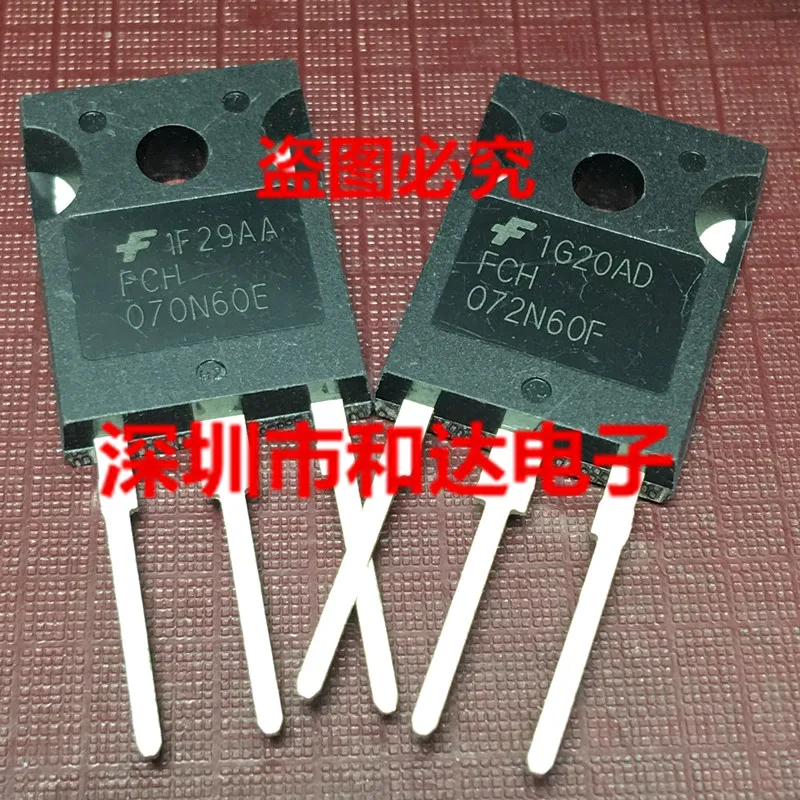 5 шт./лот FCH072N60F-247 600V 52A