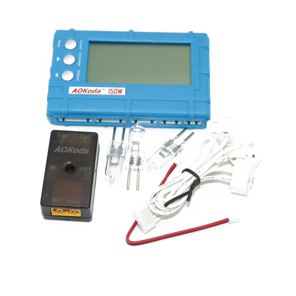 

1pcs AOKoda Brand High quality RC 2s-6s Lipo Li-Fe Battery Balancer/Voltage Indicator/Battery Discharger 5W/150W For choose